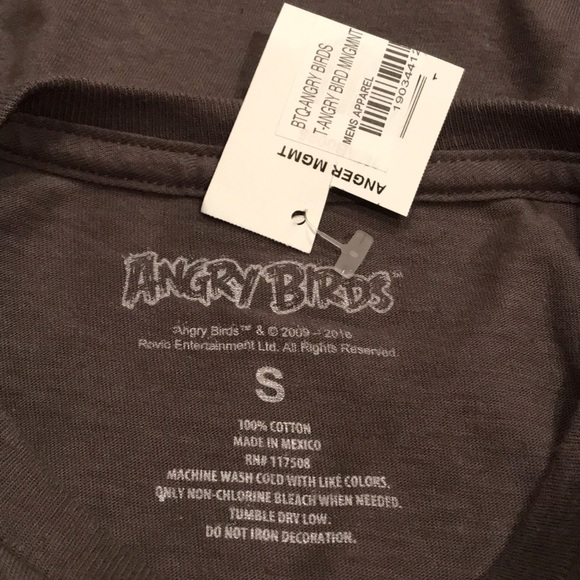 Angry Birds Anger Management Mens Small T Shirt - Picture 3 of 3